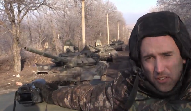 Tancuri ruseşti în Ucraina 